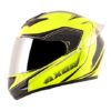 AXOR RAGE ECCO Gloss Fluroscent Yellow Black Full Face Helmet 2