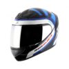 AXOR RAGE PULSE Matt Black Blue Full Face Helmet