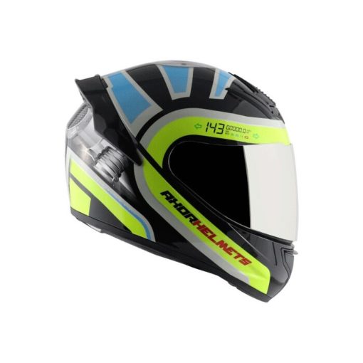 AXOR RAGE PULSE Matt Black Fluroscent Yellow Full Face Helmet