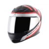 AXOR RAGE PULSE Matt Black Red Full Face Helmet