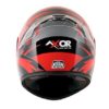 AXOR RAGE RR3 Gloss Black Red Full Face Helmet 2