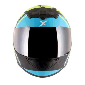 AXOR RAGE RR3 Matt Black Fluroscent Yellow Full Face Helmet 3