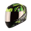 AXOR RAGE TROGON Matt Black Fluroscent Yellow Full Face Helmet