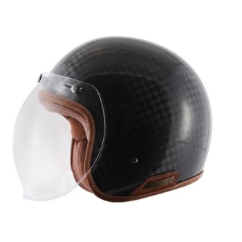 AXOR RETRO JET Big Checks Gloss Carbon Helmet 2
