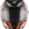 AXOR STREET CAMO Matt Black Orange Full Face Helmet