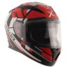 AXOR STREET CRAZY Gloss Black Red Full Face Helmet
