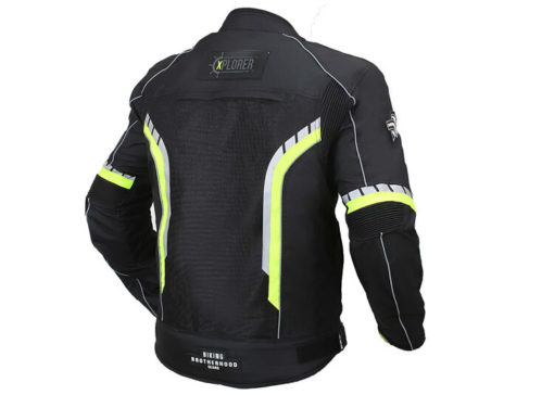 BBG xPlorer Black Fluorescent Yellow Riding Jacket 3