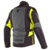 Dainese X Tourer D Dry Ebony Black Fluorescent Yellow Riding Jacket