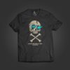 INLINE4 Lightning Skull Cotton Motorcycle T shirt