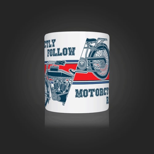 INLINE4 Motorcycle Religion Mug