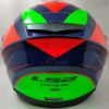 LS2 FF320 Stream Evo Stash Gloss Black Navy Blue Orange Full Face Helmet 1