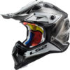 LS2 MX470 Subverter Power Jeans Black White Motocross Helmet