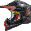 LS2 MX470 Subverter Troop Matt Gloss Black Red Motocross Helmet