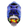 LS2 MX470 Subverter Troop Matt Gloss Blue Fluorescent Orange Motocross Helmet 1