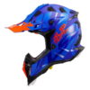 LS2 MX470 Subverter Troop Matt Gloss Blue Fluorescent Orange Motocross Helmet
