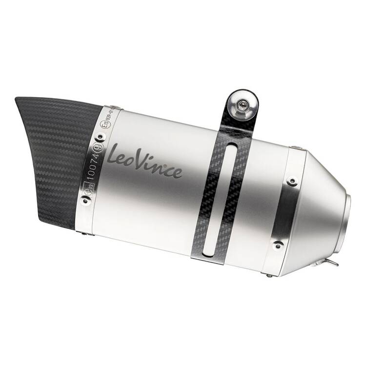 Leovince LV-10 Ducati 15206B Stainless Steel Slip On Muffler Black