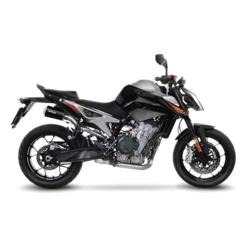 Leovince LV 10 Black Edition SS Slip On Exhaust for KTM Duke 790Duke 790 L A2 4