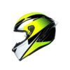 AGV CORSA R E2205 Multi SuperSport Gloss Black White Lime Full Face Helmet 4