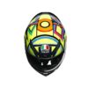 AGV K1 Top Soleluna 2017 Gloss Black Yellow Full Face Helmet 7