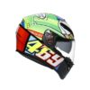 AGV K3SV Top MPLK Rossi Mugello 2017 Gloss Black Green Full Face Helmet 2