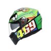 AGV K3SV Top MPLK Rossi Mugello 2017 Gloss Black Green Full Face Helmet 3