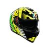 AGV K3SV Top MPLK Tribe 46 Gloss Black Yellow Full Face Helmet