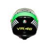 AGV K3SV Top MPLK Tribe 46 Gloss Black Yellow Full Face Helmet 5