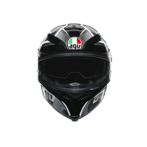 AGV K5S Multi MPLK Gloss Tempest Black Silver Full Face Helmet 4