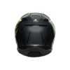 AGV K6 Multi MPLK Gloss Flash Grey Black Lime Full Face Helmet 6