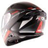 AXOR APEX Turbine Gloss Black Red Grey Full Face Helmet 2