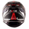 AXOR APEX Turbine Gloss Black Red Grey Full Face Helmet 4