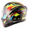 AXOR APEX VIVID Gloss Black Flurorescent Yellow Full Face Helmet 3