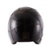 AXOR JET Animal Leather Gloss Coffee Brown Open Face Helmet 3