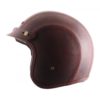 AXOR JET Leather Oil Gloss Brown Open Face Helmet 2