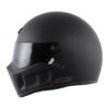 AXOR RETRO DOMINATOR Matt Black Full Face Helmet 2