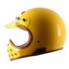 AXOR RETRO MOTO X Gloss Yellow Full Face Helmet 1