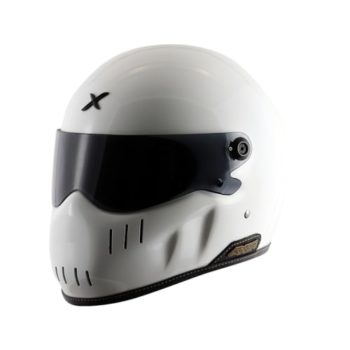 AXOR Retro ROGUE Gloss White Full Face Helmet 4 1