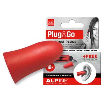 Alpine Hearing Protection Ear Plugs Motosafe Plug Go Foam 4