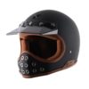 Axor RETRO MOTO X Matt Black Full Face Helmet