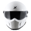 Axor Retro Dominator Matt White Full Face Helmet