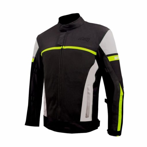 DSG Evo 2 Air Black Grey Fluorescent Yellow Riding Jacket