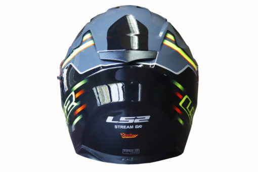 LS2 FF320 Badas Gloss Black Fluorescent Yellow Full Face Helmet 2