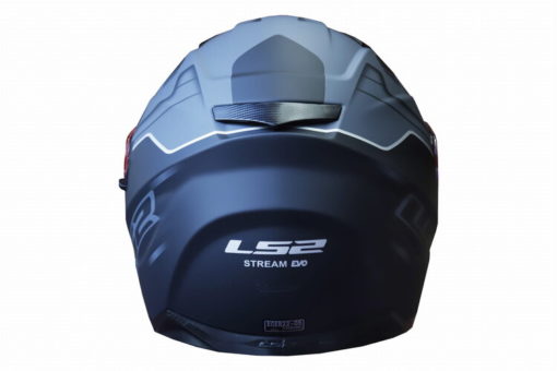 LS2 FF320 Badas Matt Black Grey Full Face Helmet 2