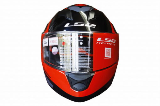 LS2 FF320 Exo Gloss Black Red Full Face Helmet 1