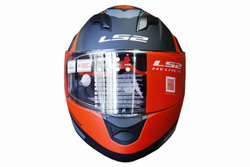 LS2 FF320 Exo Matt Black Red Full Face Helmet 1