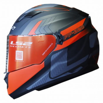 LS2 FF320 Exo Matt Black Red Full Face Helmet
