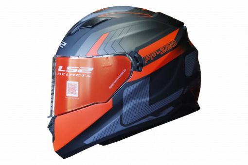 LS2 FF320 Exo Matt Black Red Full Face Helmet