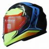 LS2 FF320 Flaux Gloss Black Fluorescent Yellow Full Face Helmet