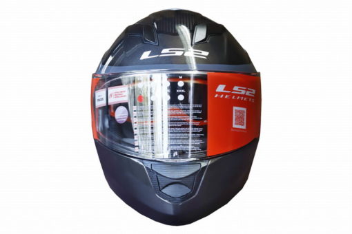 LS2 FF320 Flaux Gloss Black Grey Full Face Helmet 1