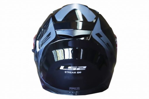 LS2 FF320 Flaux Gloss Black Grey Full Face Helmet 2